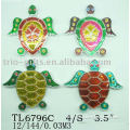 Polyresin plated tortoise magnet